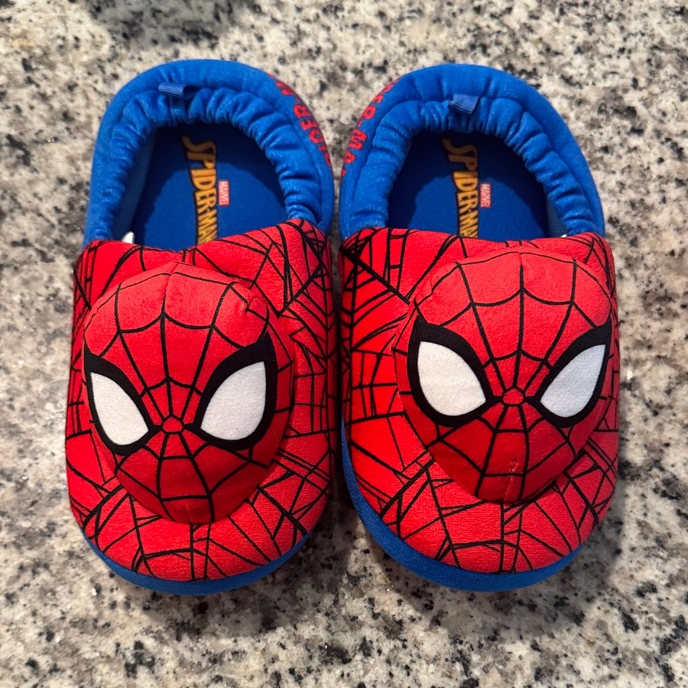 Marvel Spider-Man Red and Blue Kids Slippers